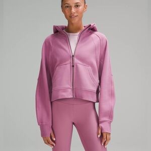 Lululemon Scuba Oversized full zip M/L velvet dust 🌸